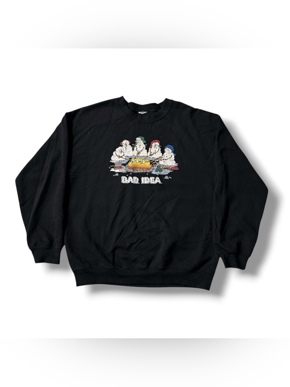 Men’s Unknown Brand Bad Idea Snowmen Sweatshirt